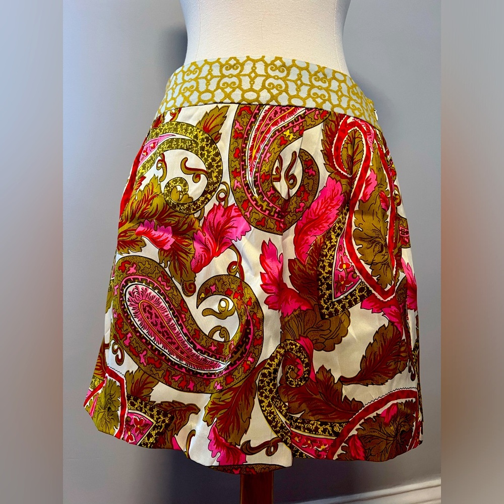 Milly New York size 2 silk mini skirt